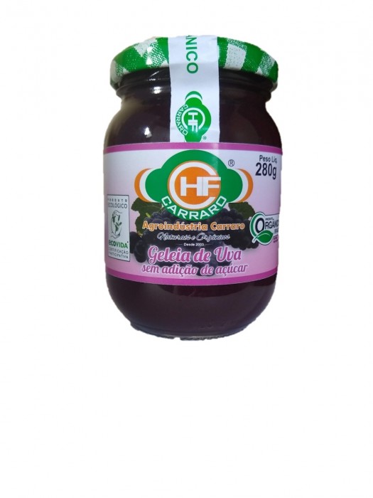 Geléia de UVA - SEM ADIÇÃO DE AÇUCAR