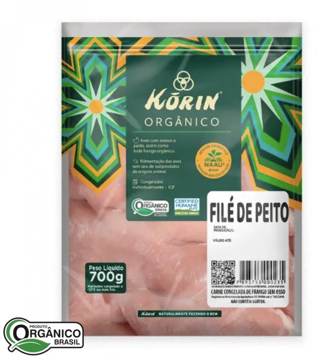 [CV0123] Filé de Peito IQF 700g