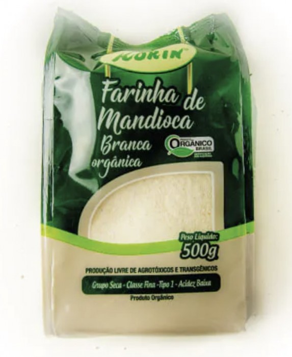 Farinha de mandioca branca pct 500g