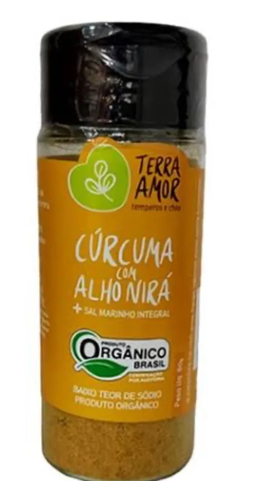 Sal de Mossoró temperado com cúrcuma e alho nirá 80g