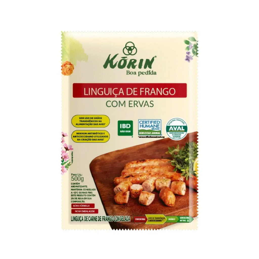 Linguiça de Frango com Ervas 500g