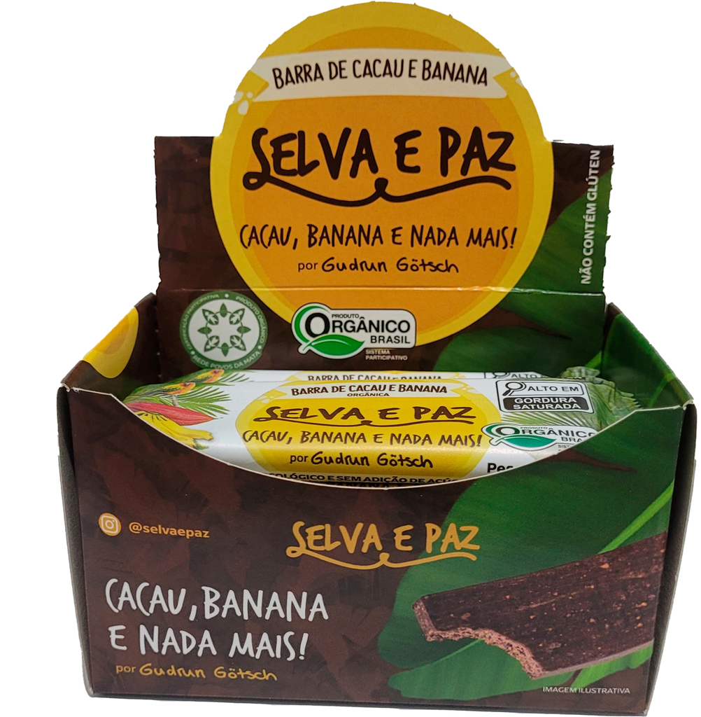 Barra de frutas Cacau e Banana 30 g