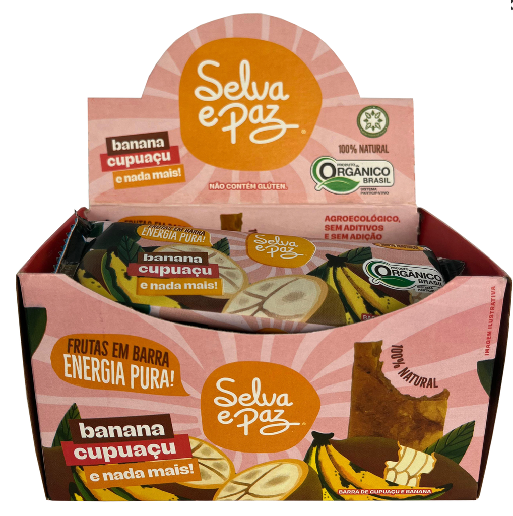 Barra de frutas Banana e Polpa de Cupuaçu 30 g