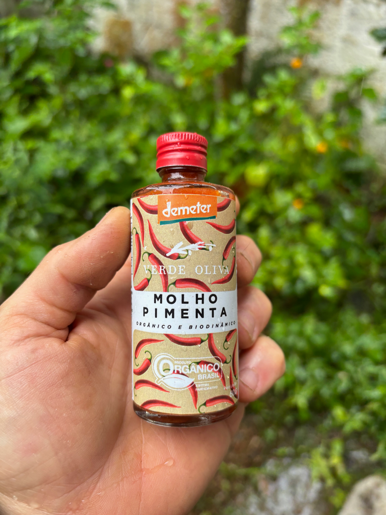 Molho de pimenta orgânico e biodinâmico 60g