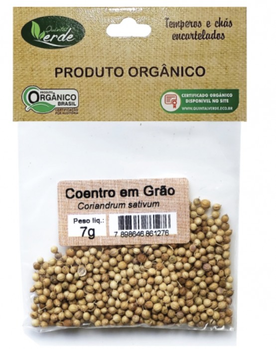 Coentro em grãos