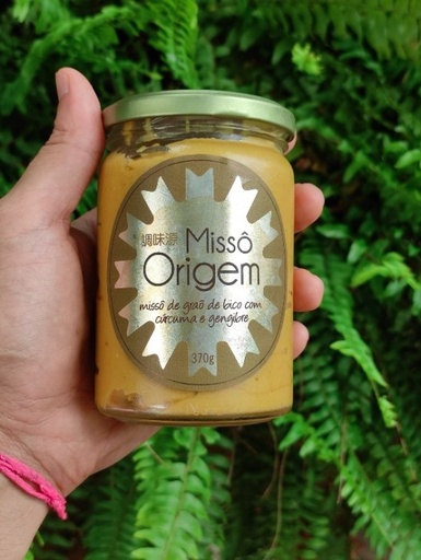 Missô de grão de bico dourado - com cúrcuma e gengibre 370g