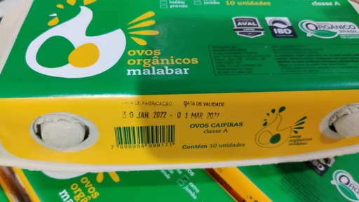 Ovos Orgânicos Malabar